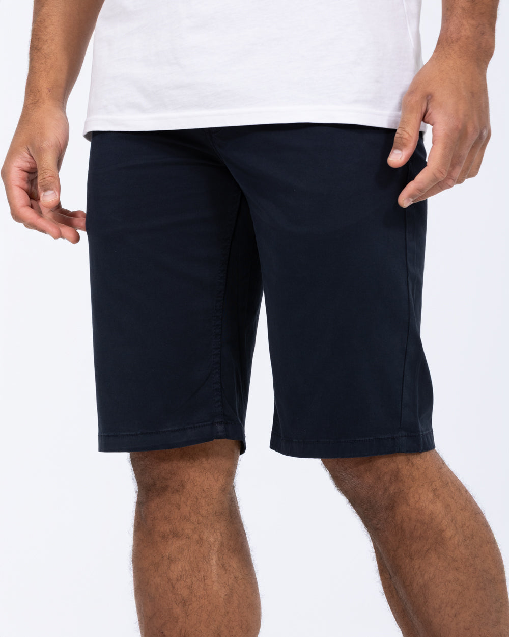 2t Grant Regular Fit Tall Mens Extra Long Chino Shorts (navy) 13