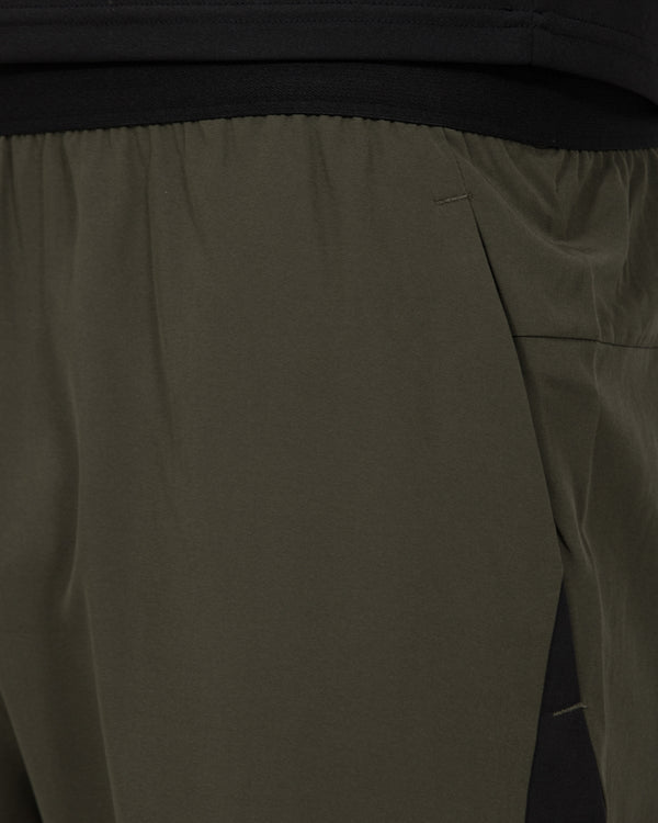 2t Tall Colour Block Training Shorts (khaki)