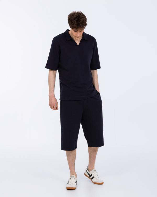 2t Jarvis Tall Oversized Polo (navy)