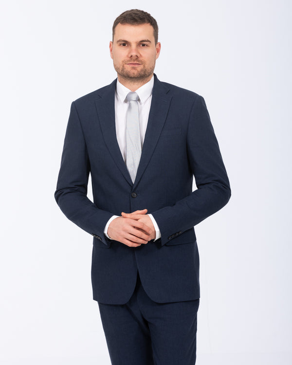 2t Tall Cotton Linen Suit (navy)