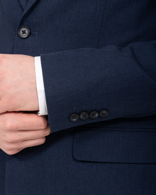 2t Tall Cotton Linen Suit (navy)