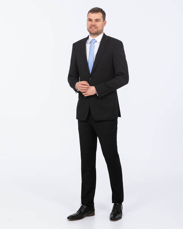 2t Tall Slim Fit Stretch Suit (black)