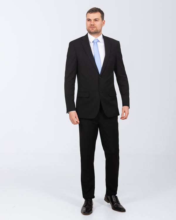 2t Tall Slim Fit Stretch Suit (black)