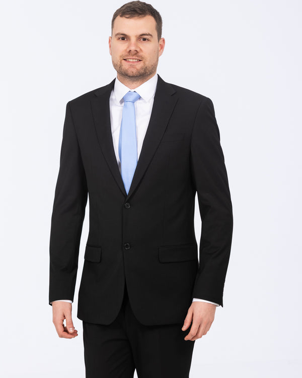 2t Tall Slim Fit Stretch Suit (black)