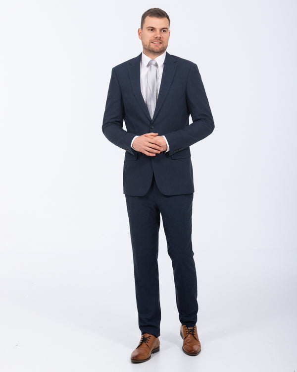 2t Tall Cotton Linen Suit Jacket (navy)
