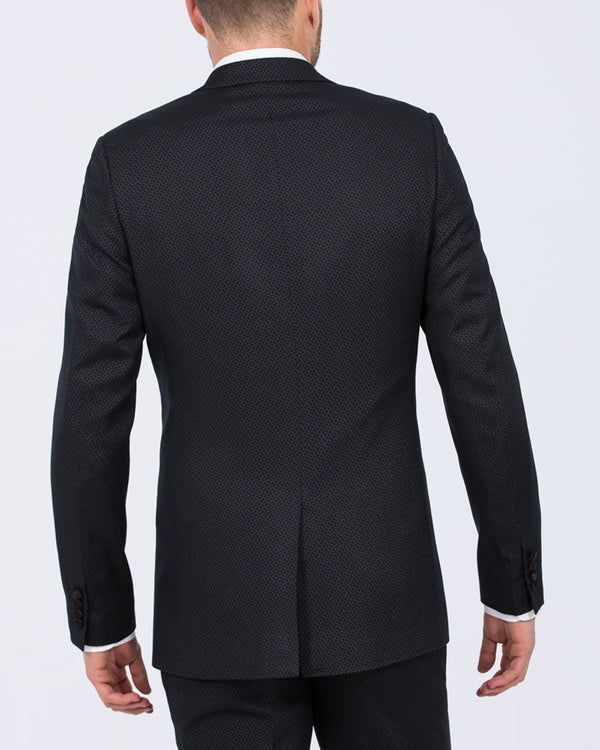 Skopes Slim Fit Tall Dinner Suit Jacket (navy diamond)