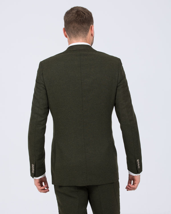 Skopes Jude Slim Fit Tall Suit Jacket (olive herringbone)