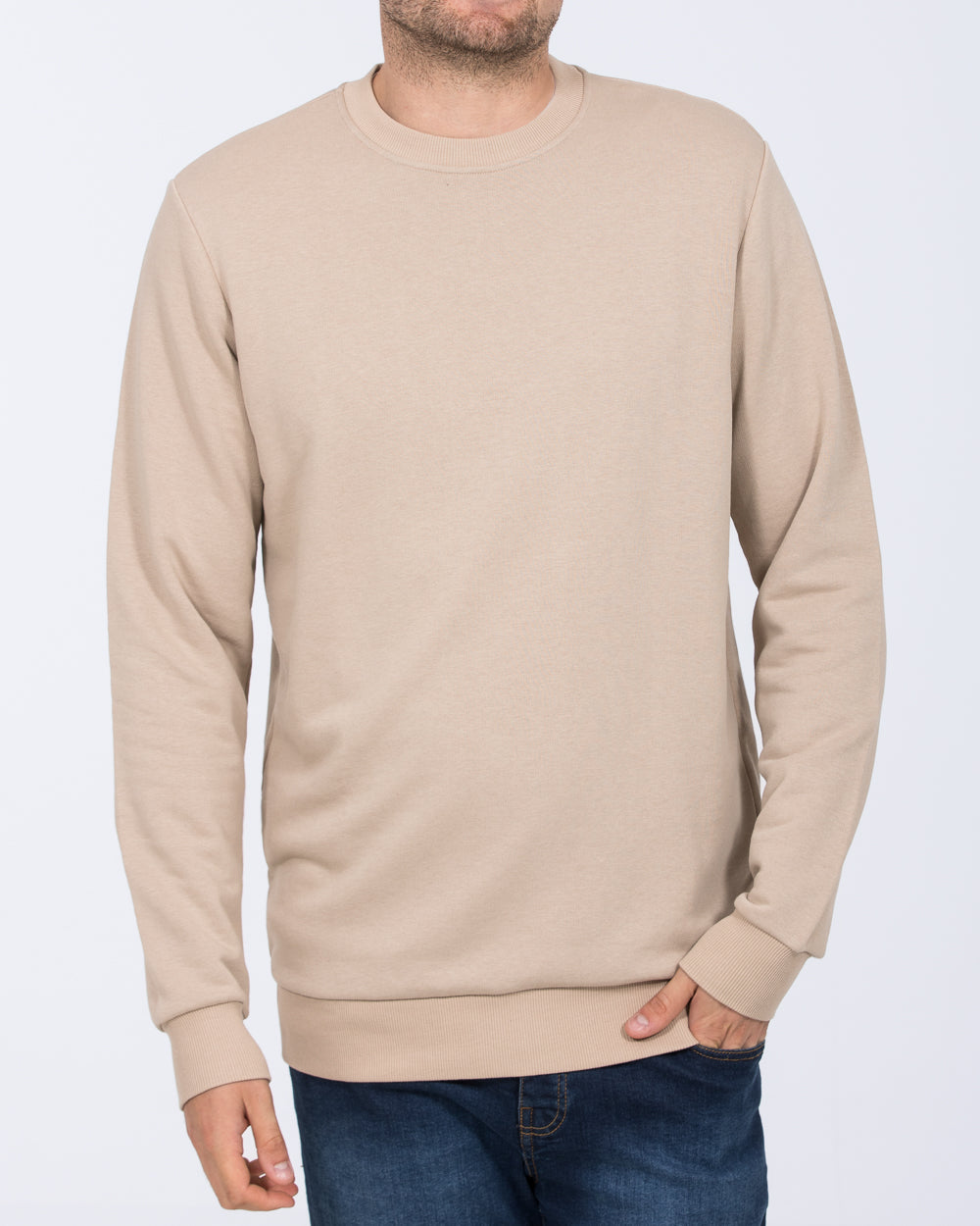 メンズウェア CREWNECK PULLOVER & SLIM LONG PANTS Mens Crew Neck Sweatshirt 2 Piece Outfits Long Sleeve Solid