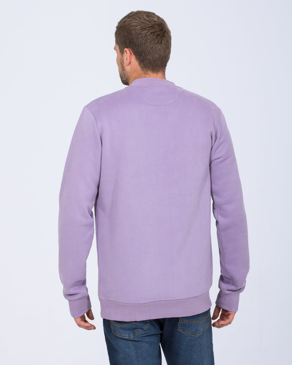 2t Hamish Tall Heavyweight Regular Fit Sweatshirt (dusky lilac)