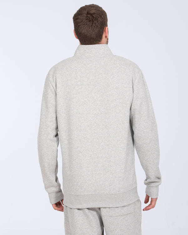 2t Wyatt Tall Quarter Zip Sweatshirt (heather grey)