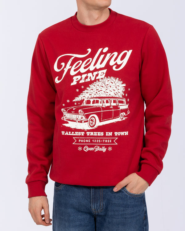 2t Tall Christmas Printed Sweatshirt (red novelty)