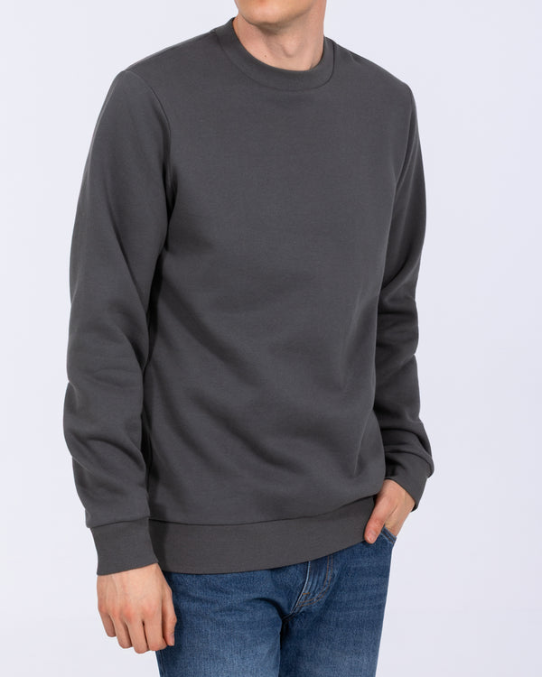 2t Hamish Tall Heavyweight Regular Fit Sweatshirt (slate blue)