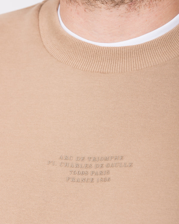 2t Lucien Tall Paris Oversized Sweatshirt (camel)