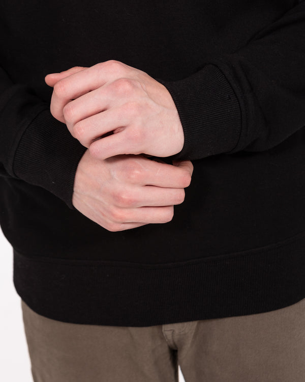 2t Wyatt Tall Quarter Zip Sweatshirt (black)