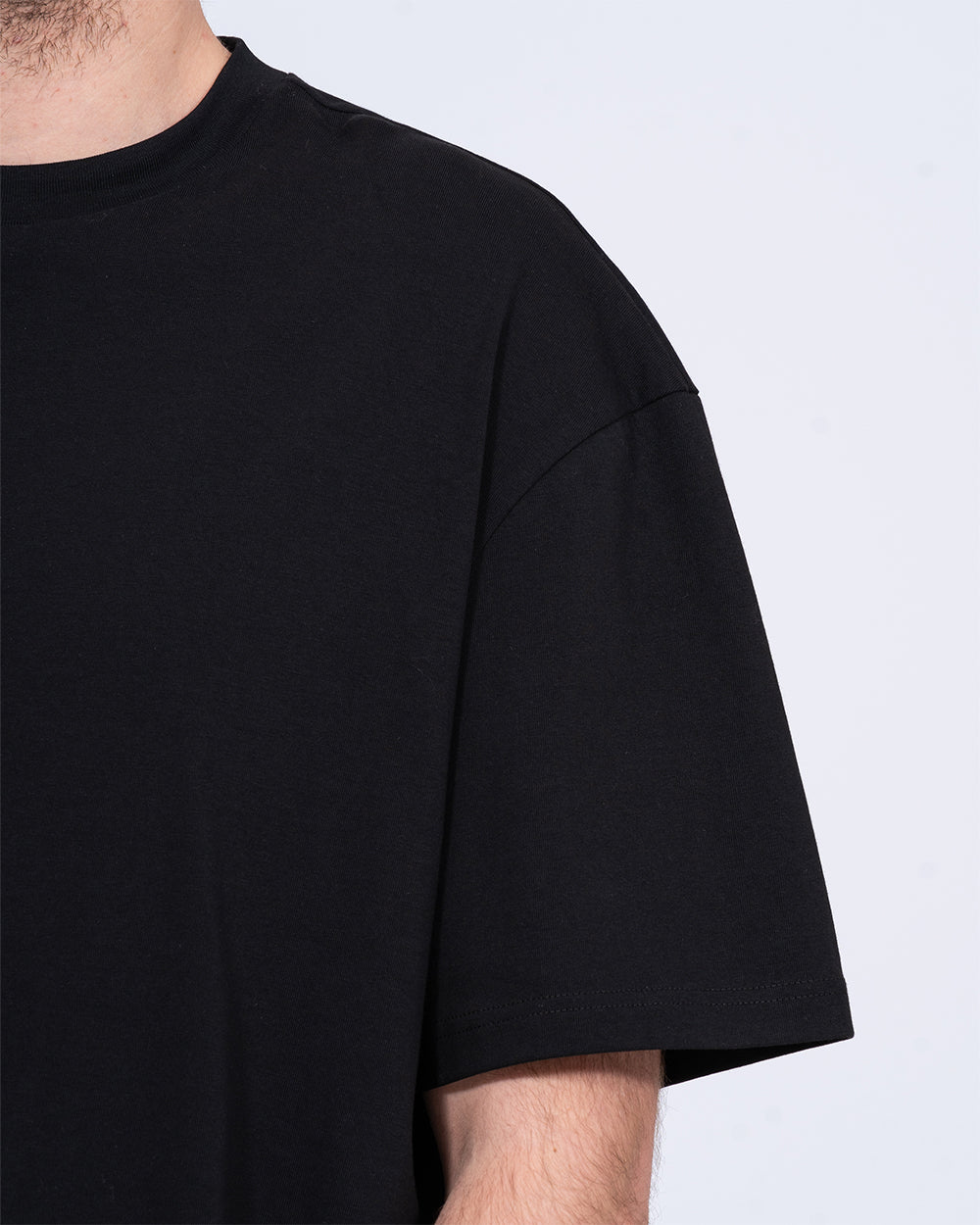 2t Brad Tall Mens Oversized T-Shirt (black) | Tall Mens Clothing