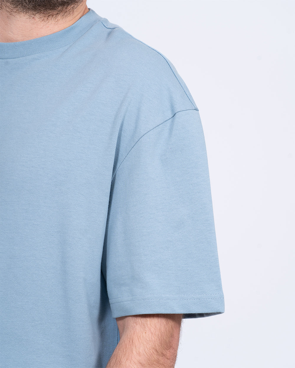2t Brad Tall Mens Oversized T-Shirt (light blue) | Tall Mens