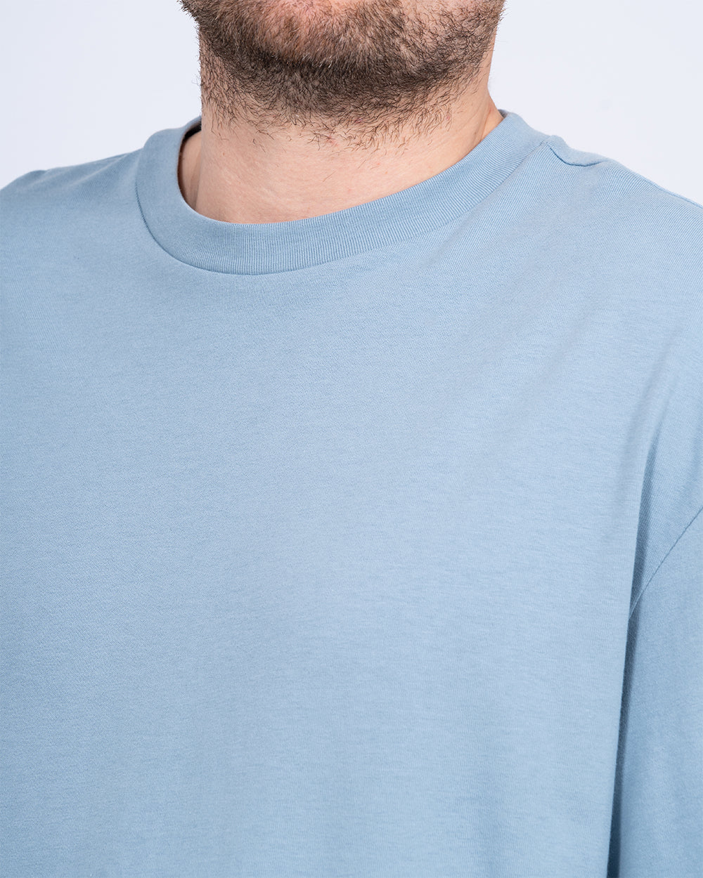 2t Brad Tall Mens Oversized T-Shirt (light blue) | Tall Mens