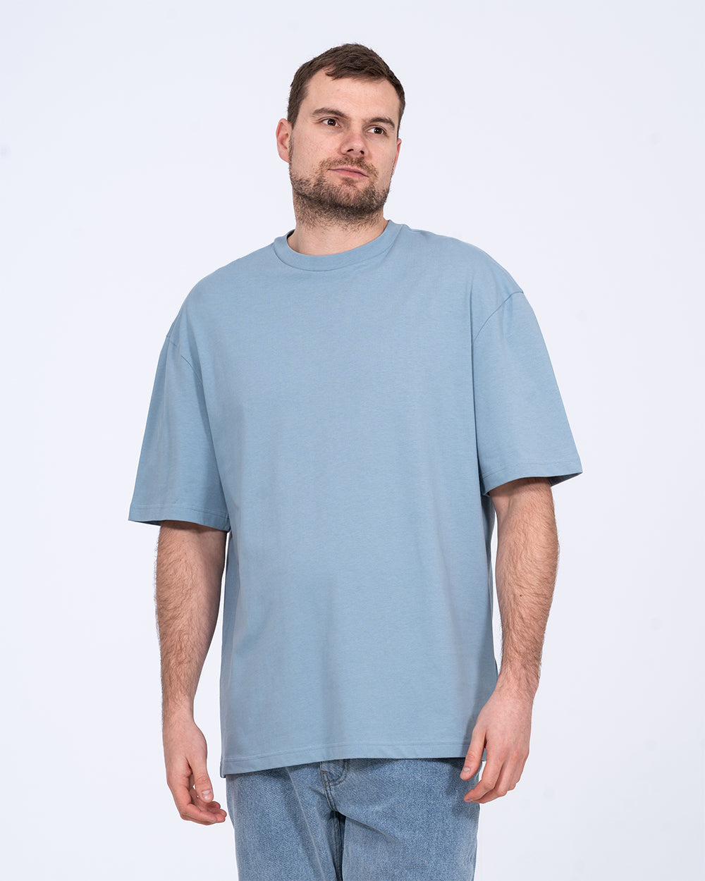 2t Brad Tall Mens Oversized T-Shirt (light blue) | Tall Mens