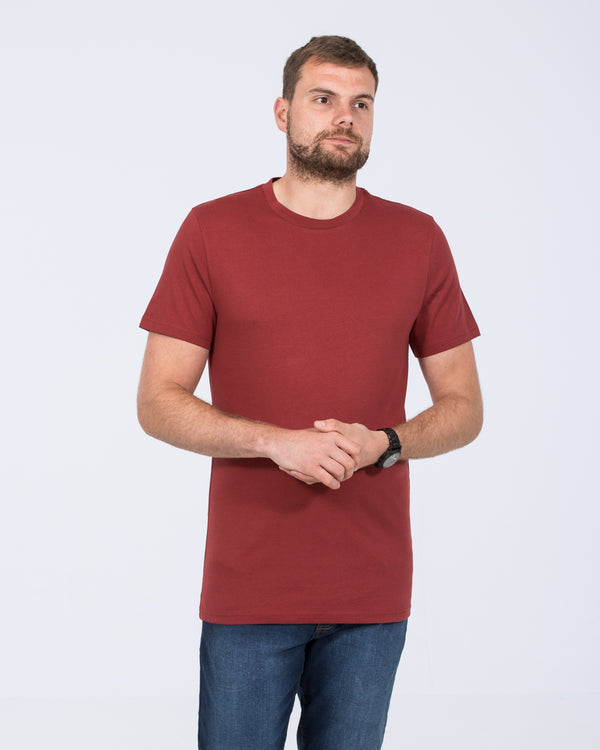 Essentalls Tall T-Shirt (burgundy)