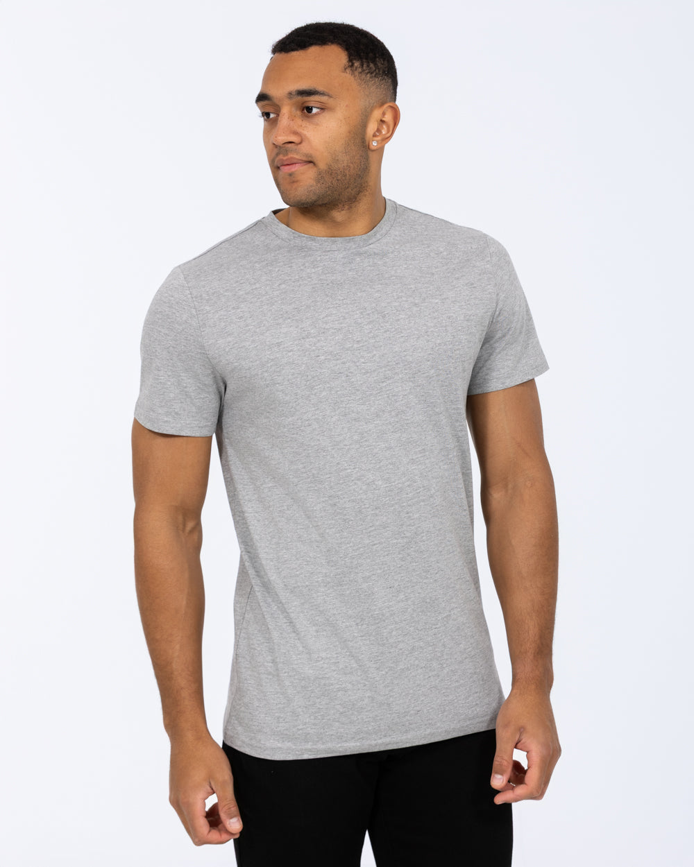 Essentalls Tall Mens Extra Long T-Shirt (light grey) | Tall Mens