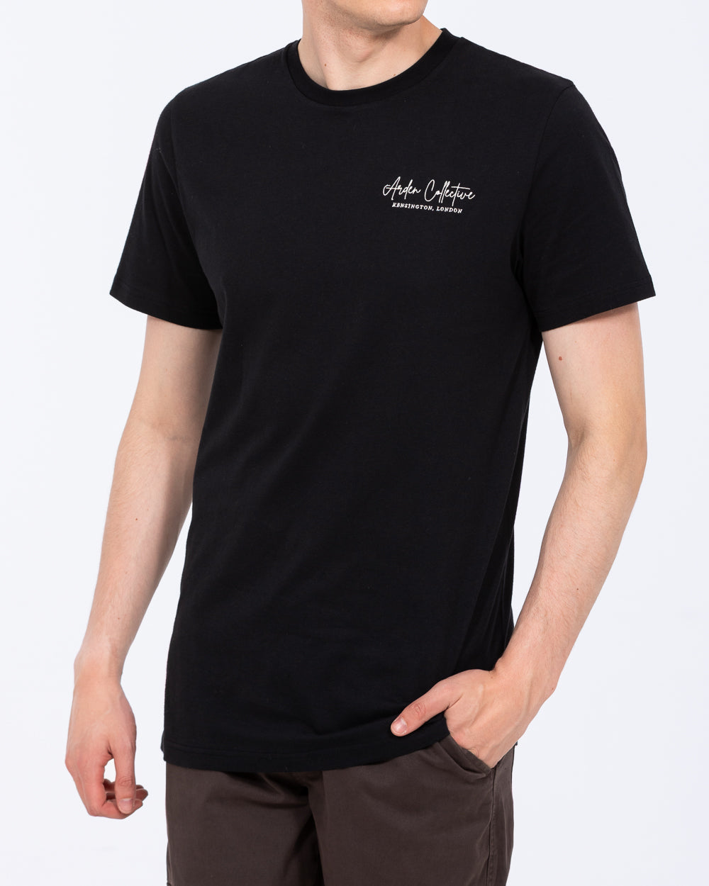 2t Lachlan Tall Mens T-Shirt (black) | Tall Mens Clothing | 2tall.com