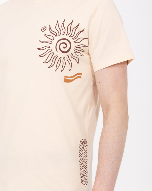 2t Lachlan Tall T-Shirt (printed ecru)