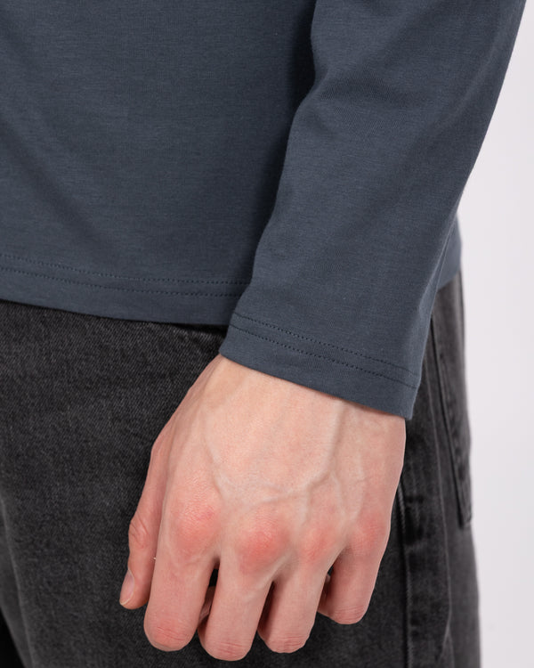Essentalls Long Sleeve Tall T-Shirt (titanium blue)