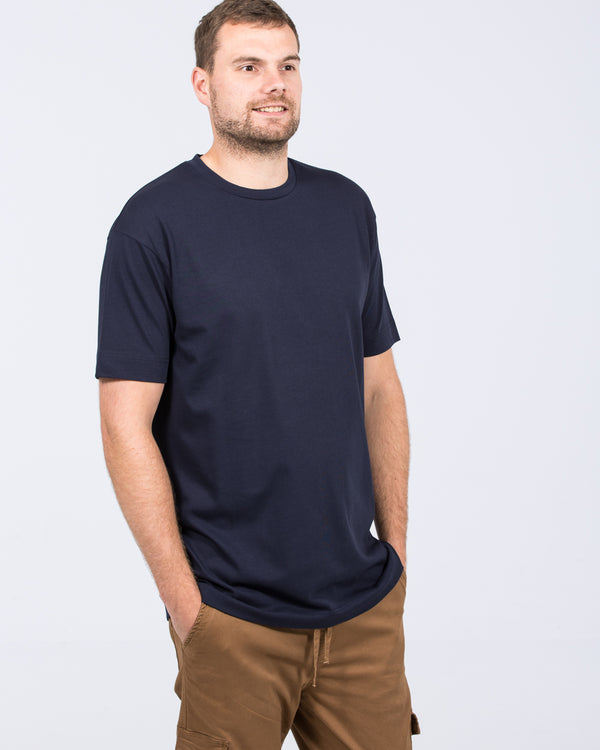 2t Bruno Tall Oversized  T-Shirt (navy)