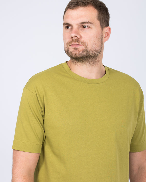 2t Bruno Tall Oversized  T-Shirt (olive)