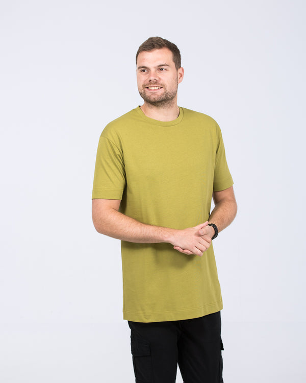 2t Bruno Tall Oversized  T-Shirt (olive)