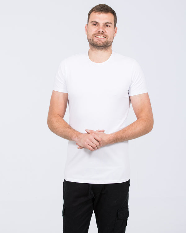 2t Carter Tall Fitted T-Shirt (white)