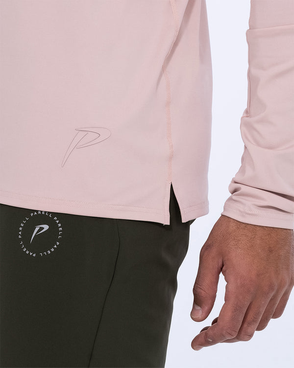Parell Evolve Tall Quarter Zip Training Top (dusky pink)
