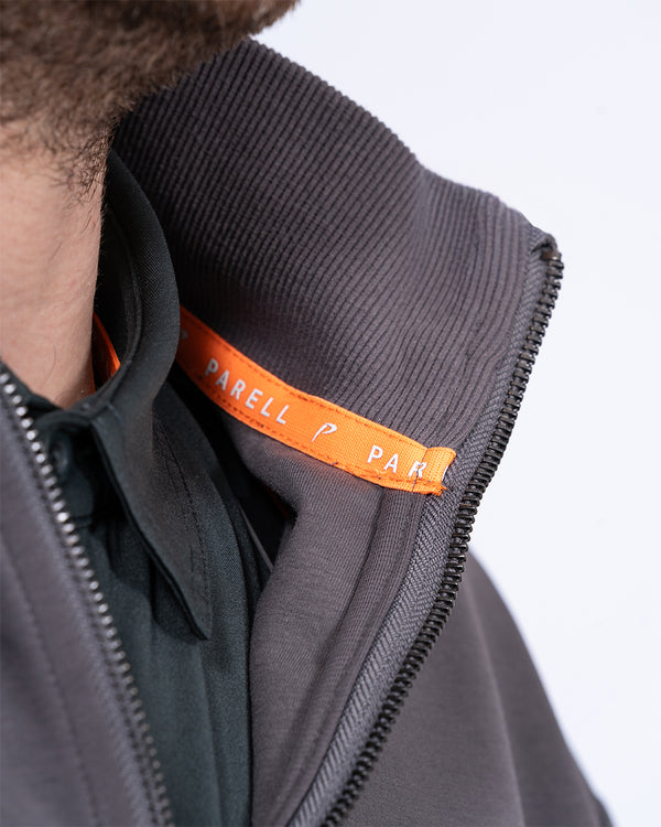 Parell Active Tall Quarter Zip Golf Top (grey)