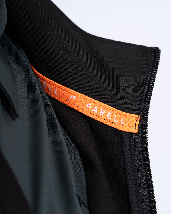 Parell Active Tall Zip Through Golf Training Top (black)