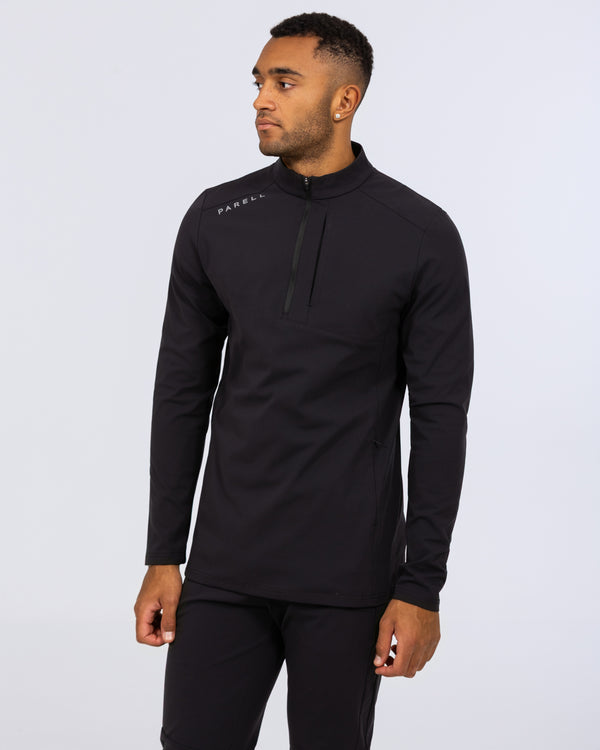 Parell Active Tall Long Sleeve Fitted Training Top (black)