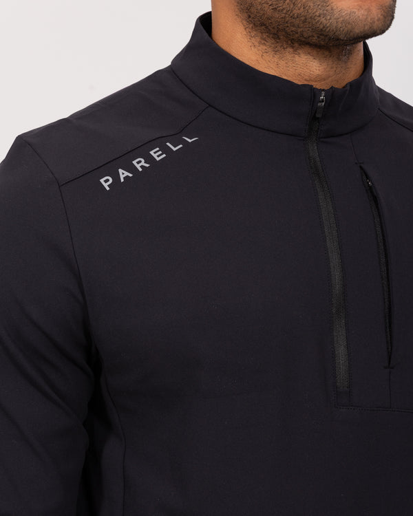 Parell Active Tall Long Sleeve Fitted Training Top (black)