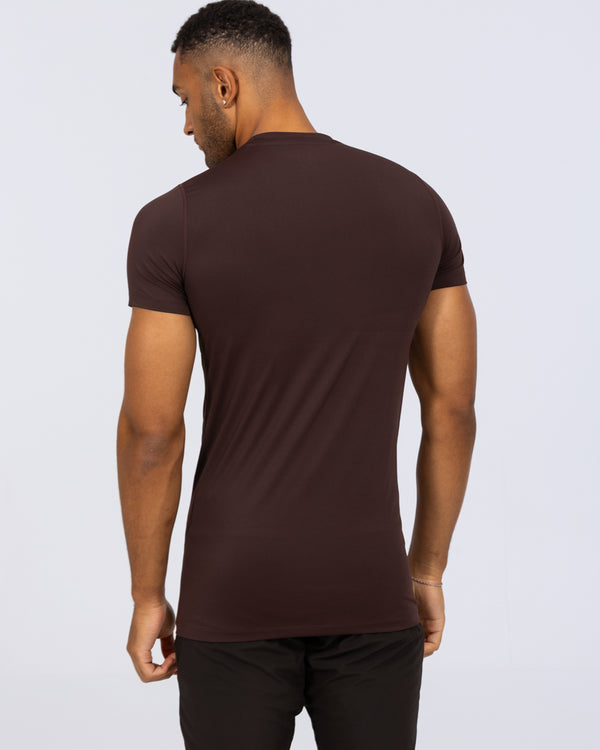 Parell Evolve Tall Fitted Training Top (oxblood)