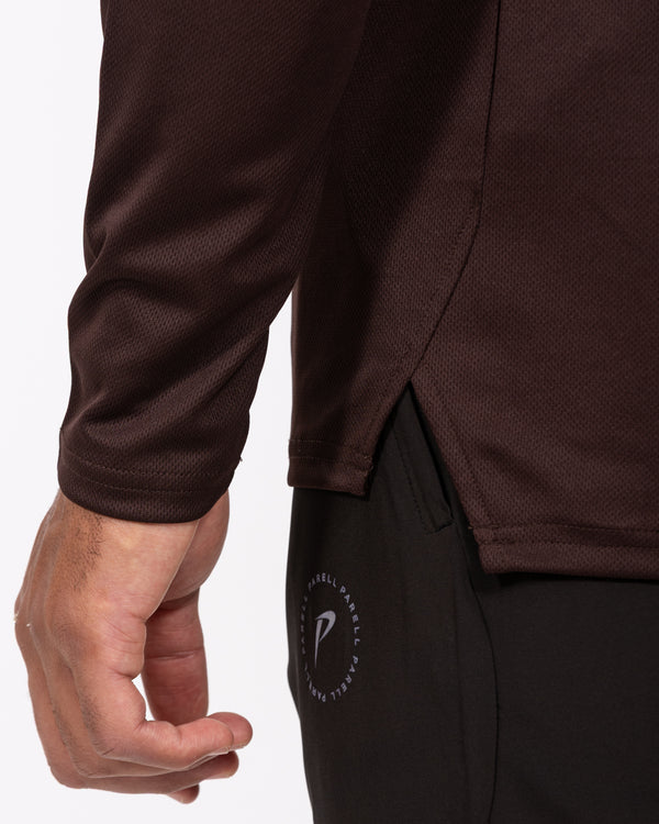 Parell Evolve Tall Long Sleeve Training Top (oxblood)