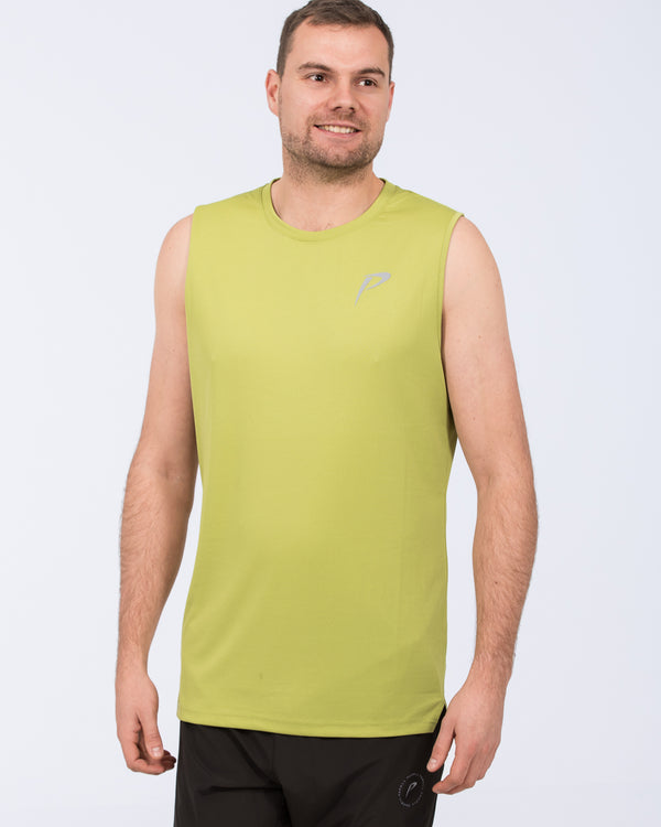 Parell Evolve Tall Sleeveless Training Top (chartreuse)