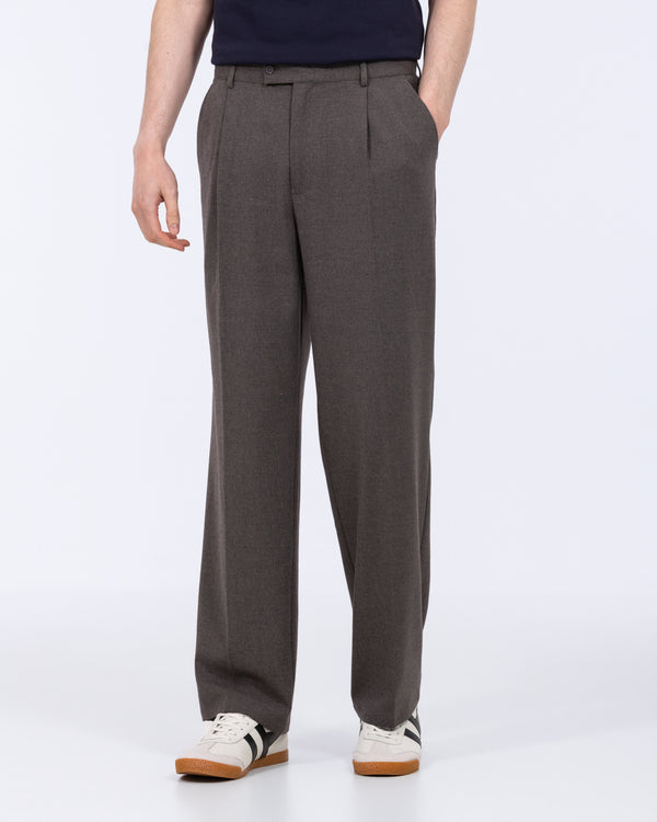 2t Sinclair Tall Wide Leg Pleated Trouser (charcoal)