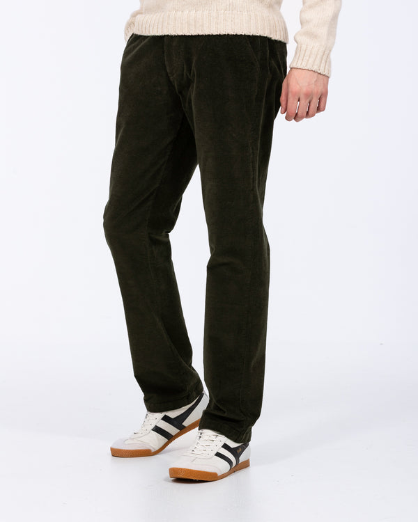 2t Fletcher Tall Regular Fit Cord Trousers (forest)