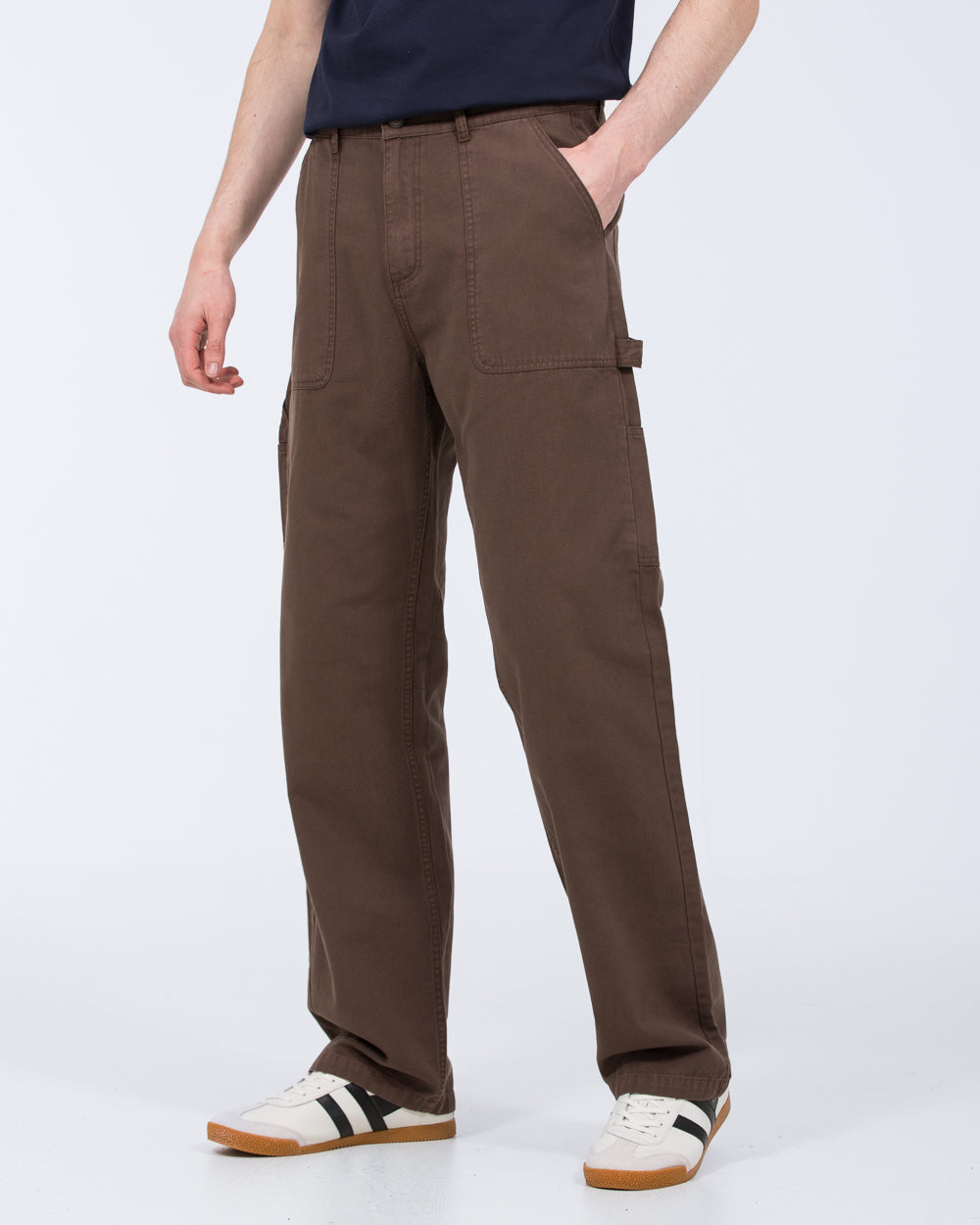 2t Xander Tall Mens Carpenter Trousers (brown) | Tall Mens