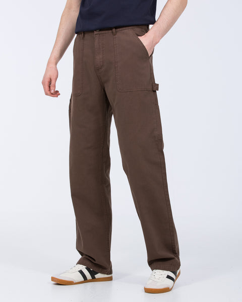 2t Xander Tall Mens Carpenter Trousers (brown) | Tall Mens