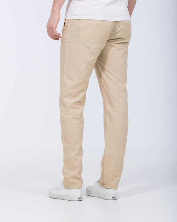 Redpoint Halifax Regular Fit Tall Linen Chinos (beige)