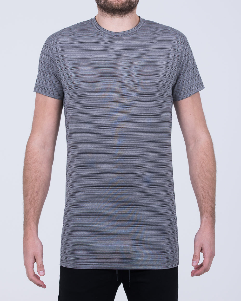 2t Active Striped Training Top (grey)