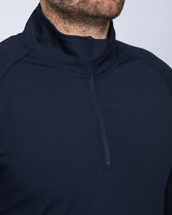 2t Long Sleeve Quarter-Zip Training Top (navy)