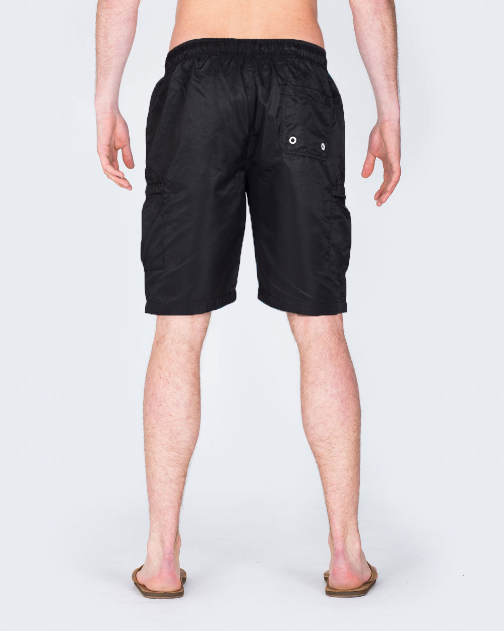 2t Tall Cargo Swim Shorts (black)