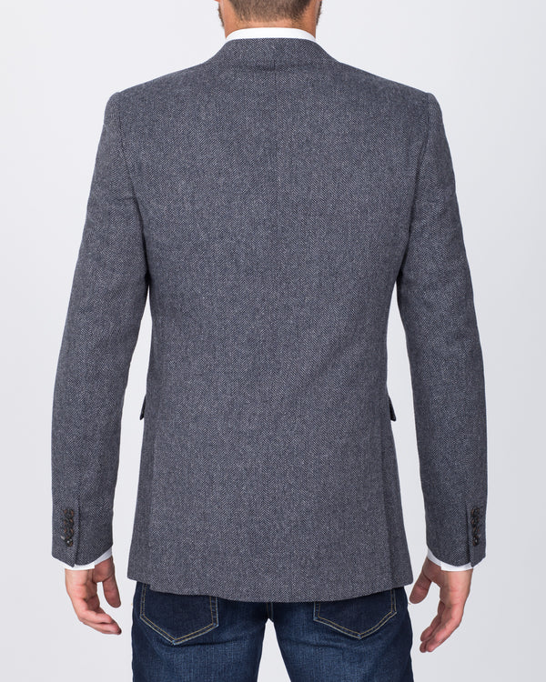 Skopes Slim Fit Tall Gisburn Herringbone Blazer (charcoal)