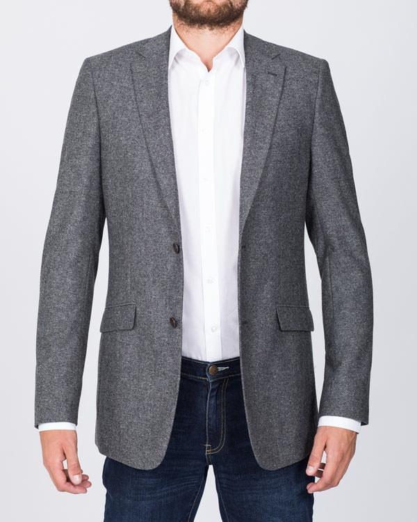 Skopes Slim Fit Tall Hafren Wool Blend Blazer (grey)