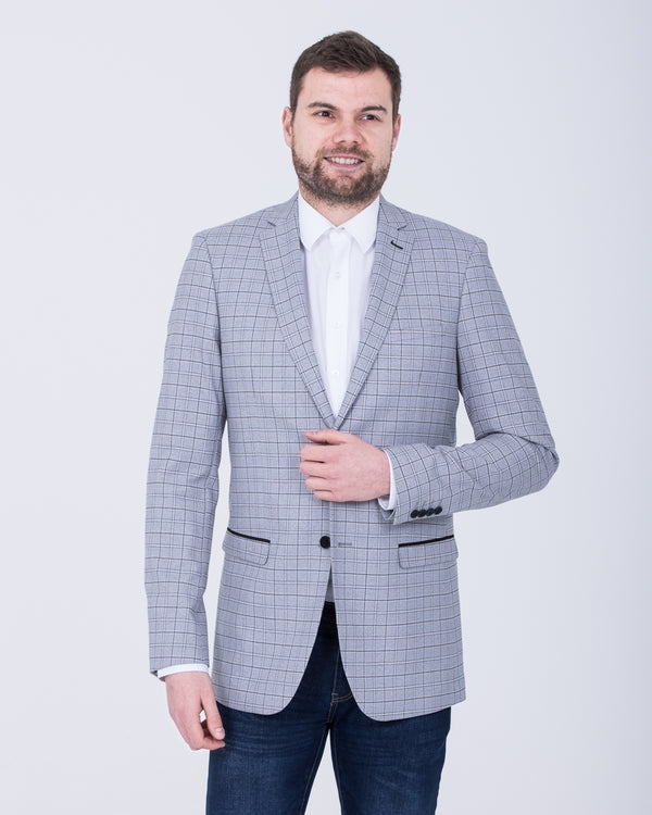 Skopes Brook Checked Blazer (silver/grey)